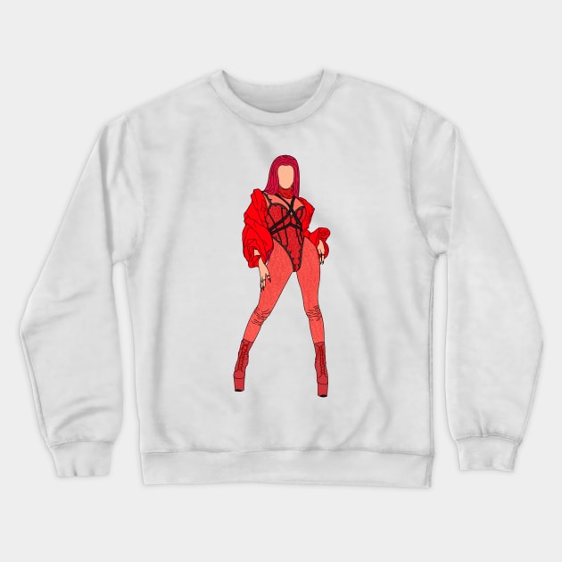 Krystal Versace Crewneck Sweatshirt by doctorbihcraft